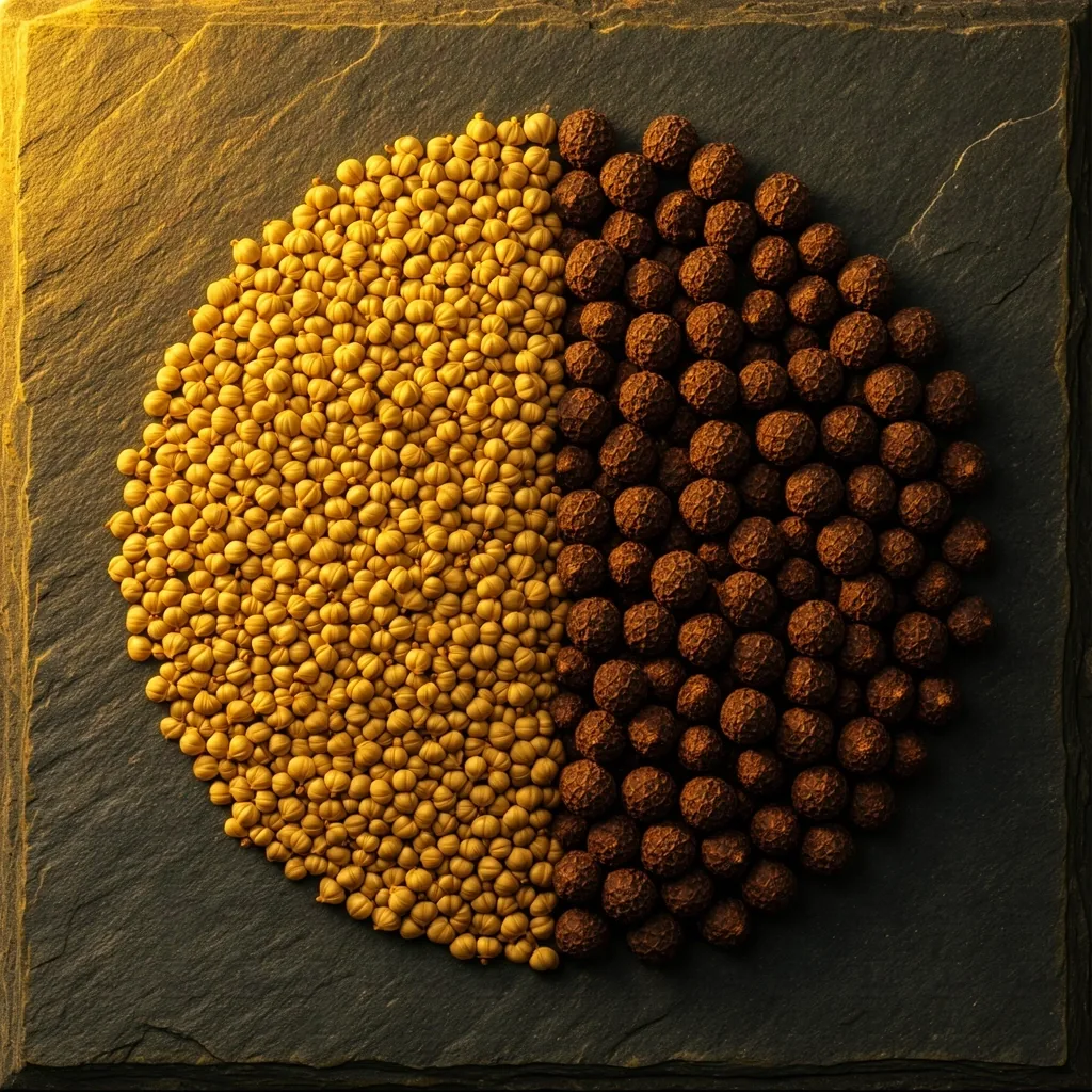 Composición de polvos botánicos